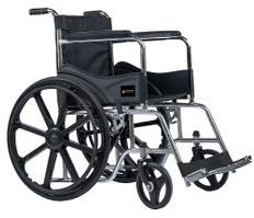 Easycare Polished Plain Wheelchair, Frame Material : Stainless Steel