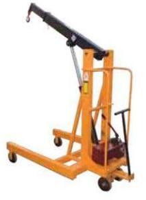 Metal Manual Mobile Floor Crane, Capacity : 500 Kgs to 5000 Kgs