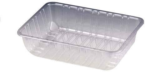 Rectangular Plastic Thermoforming Trays, Color : Transparent