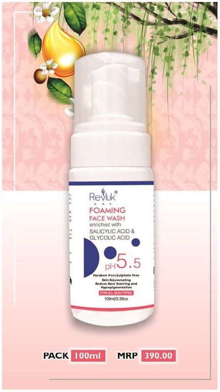 Salicylic Acid Foaming Face Wash, Brand : Revluk by Xieon Life Sciences ...