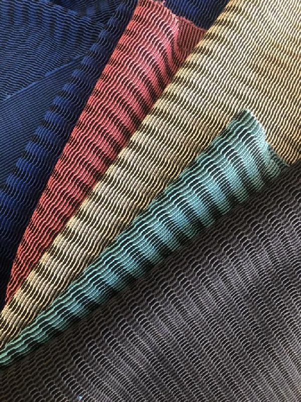 Polyester Plain Mattress Mesh Fabric, Color : Multicolor