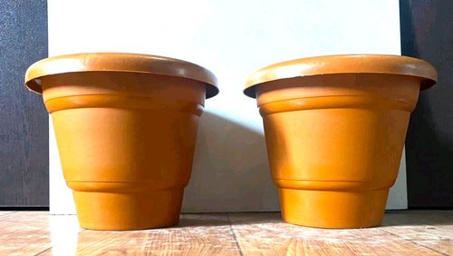 Plastic flower pot, for Home Garden