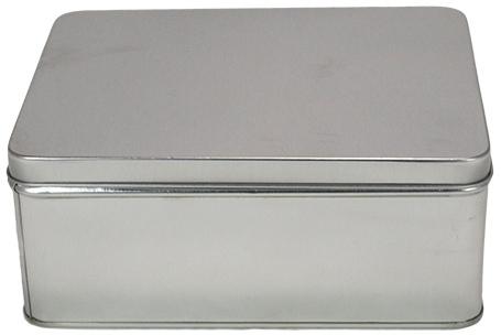 Rectangle Rectangular Tin Box, Pattern : Plain