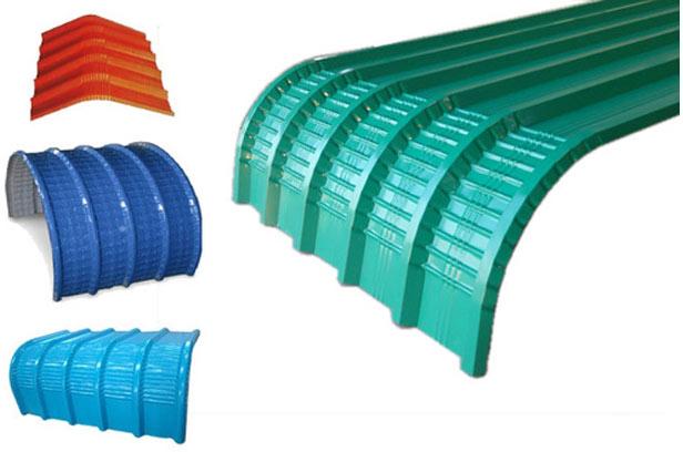 Polished Curved Roofing Sheet, Color : Multicolor