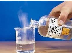 concentrated sulfuric acid