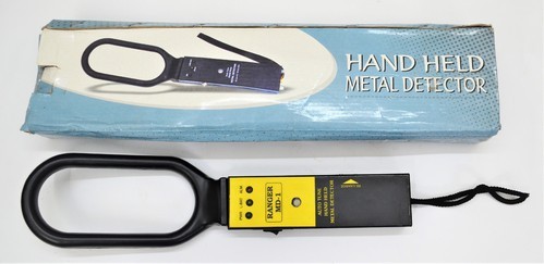 Mild Steel Hand Held Metal Detector, Color : Black