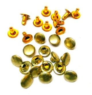 Brass Rivet Buttons, Size : 9mm