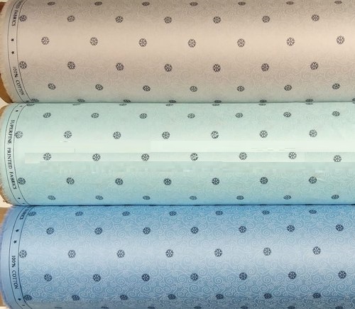 Cotton Satin Fabric, Color : Multicolour