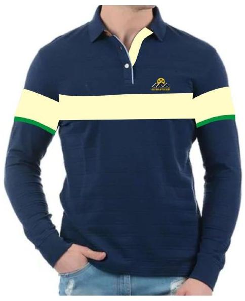Mens Polo Full Sleeve T-Shirt, Occasion : Formal Wear
