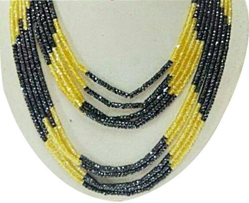 Gemstone CZ Beads Necklace