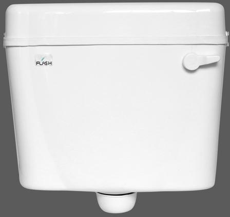 Polypropylene Flash Flushing Cistern, Color : White ivory