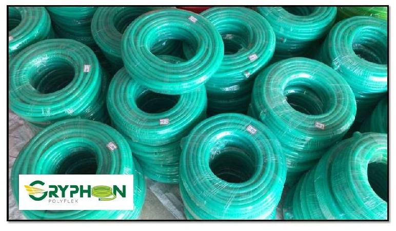 Low Round pvc garden hose pipe, for Industrial Use, Home Purpose, Fluid Type : Water
