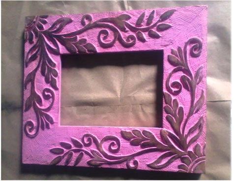 Pink Wooden Photo Frame