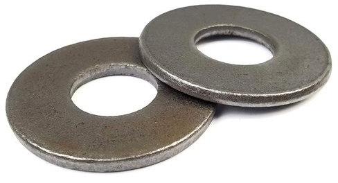 Round Polished Stainless Steel Punched Washers, Color : Grey