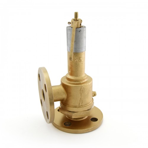 Bronze Spring Loaded Safety Valve (Angle Type) (Flanged Ends)