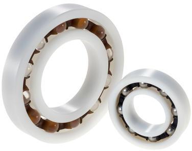 Steel Polymer Ball Bearings, Bore Size : 4 - 50 mm