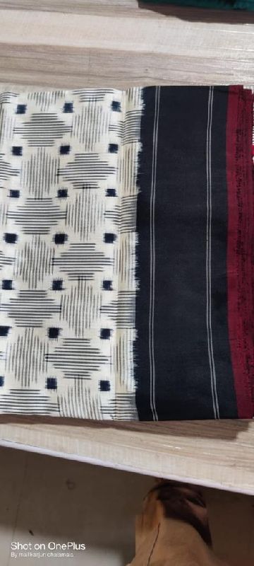 Silk double ikat fabric, Technics : Handloom