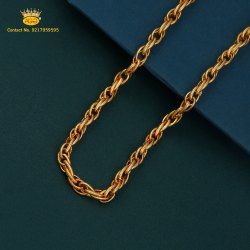 Copper Traditional Fancy Chain, Color : Golden
