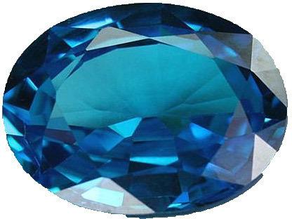 Polished Blue Sapphire Gemstone