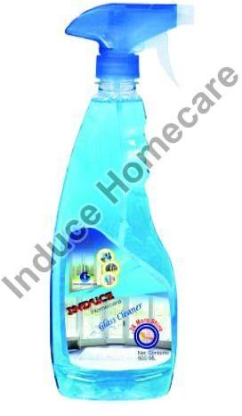 Induce Homecare 500ml Liquid Glass Cleaner, Feature : Provides Shiny Surfaces, Removes Dirt Dust