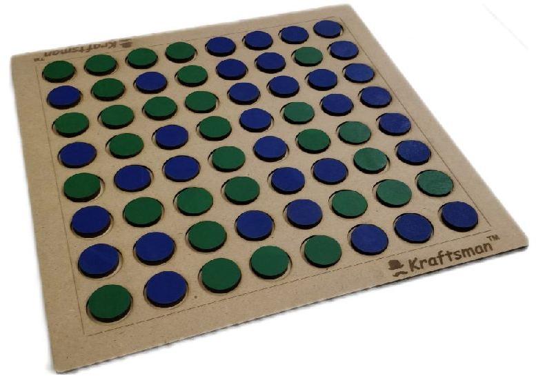 Wooden Reversi Board Game