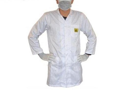 Polyester ESD Apron Coat, Pattern : EMBROIDERED