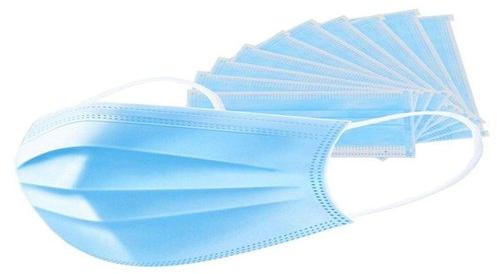 3 Ply Surgical Face Mask, for Industrial Safety, Medical Purpose, Anti Pollution, Color : Sky Blue