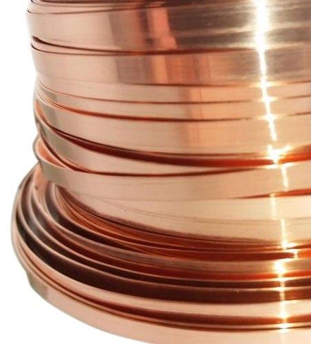 Copper Earthing Strip, Length : 5 - 6 meter