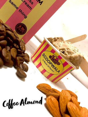 Coffee Almond Premium Ice Cream