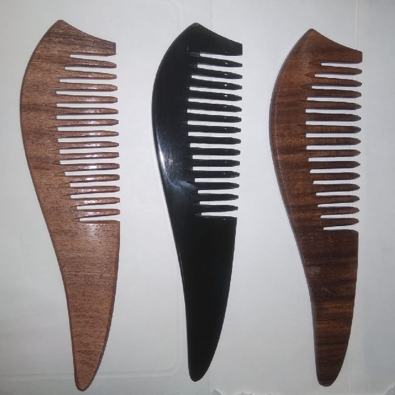 Modern Design Wooden Combs From Tradnary, for Home, Hotel, Salon, Feature : 100% Genuine, Durable