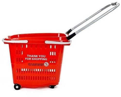 Plastic Shopping Trolley Cart