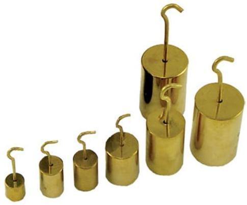 Cylindrical Brass Hook Weight