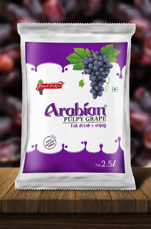 Grape juice, Packaging Type : Pouches