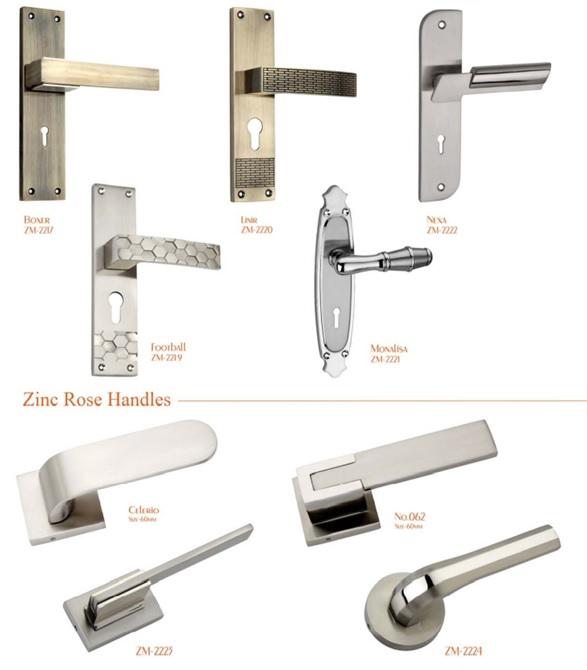 Zinc Rose Mortise Lock, Packaging Type : Plastic Packets