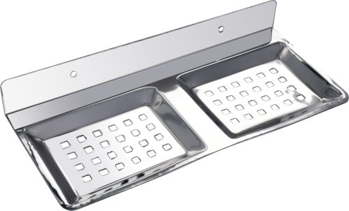 Stainless Steel Cadbury Double Soap Dish