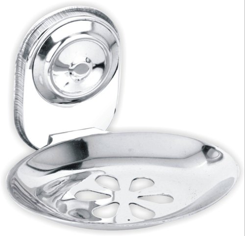 Stainless Steel Oval Conceal Soap Dish, for Bathroom Fittings, Size : Standard