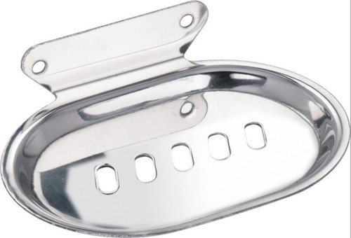 Oval TSP-009 Stainless Steel Single Soap Dish, for Bathroom Fittings, Size : Standard