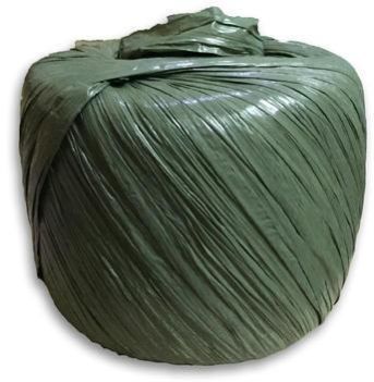 Green Plastic Twine, for Packaging, Pattern Plain Radhe Polyplast