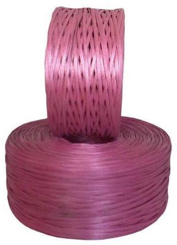 Pink Plastic Twine, Technique : Ring Spun