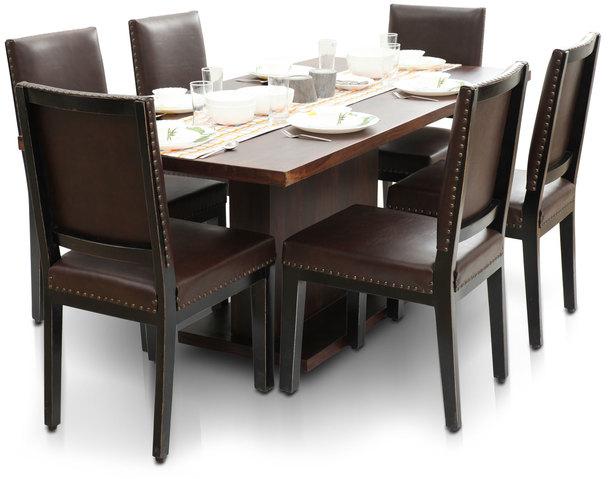 6 Seater Wooden Dining Set