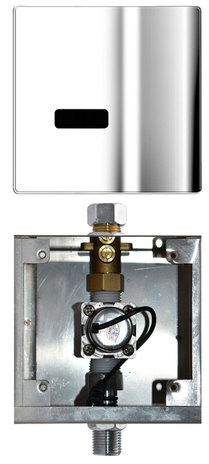 Brass metal body Concealed Urinal Flusher, Color : Silver