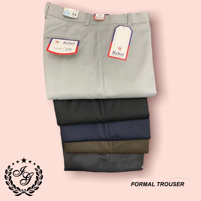 Formal Trouser Shop Online Men Blue Cotton Formal Trouser  Cliths