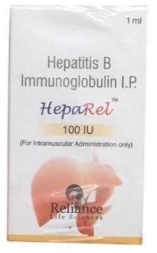 Heparel 100IU Injection, Packaging Type : Vial
