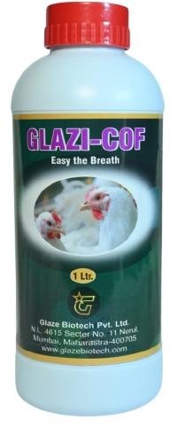 1 Ltr Glazi Cof Breath Poultry Cough Syrup