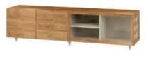 47.5x14.75x31.5 Inch Wooden TV Unit