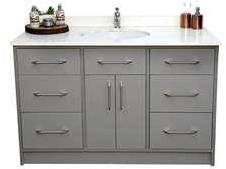 48x22x34.5 Inch Grey Bathroom Vanity