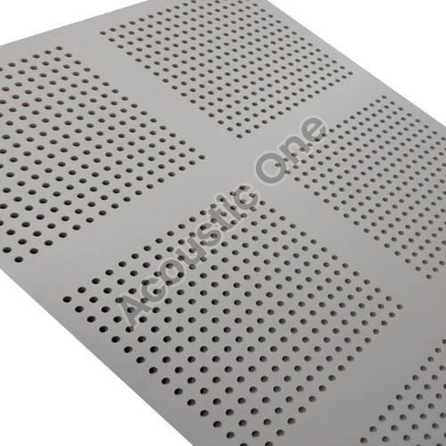 Square Gypsum perforated acoustic panels, for Sound Absorbers, Packaging Type : 8