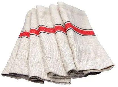 Rectangular Striped Duster Cloth, Size : 50x50cm