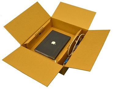 Polished Cardboard Laptop Packaging Box, Size : Multisize
