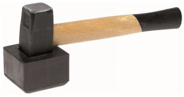 Polished Paving Hammer, for Slip Resistant Handle, Rust Proof, Precision Balanced, Magnetic Nail Start